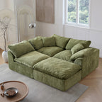 Lounge Cloud Modular Sectional Sofa – Oversized Deep-Seat L-Shaped Sofa Bed