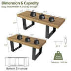 Heritage Ridge Extendable Farmhouse Dining Table