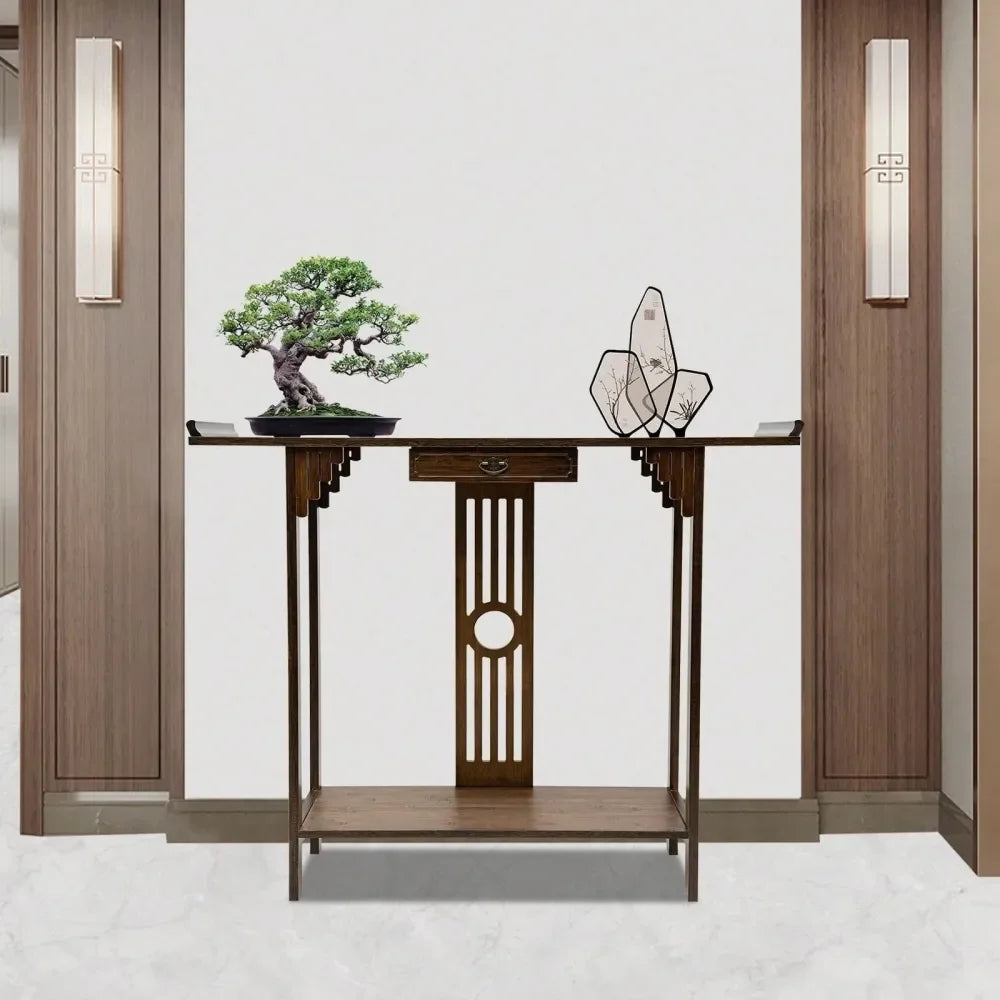 Walnut Grove Bamboo Console Table