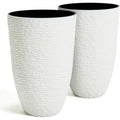 Outdoor Resin Planter Set – 21 Inch (2 Piece)