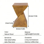 Stonehaven Concrete Accent Table