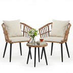 Harbor Breeze 3-Piece Wicker Bistro Patio Set