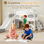 All-in-1 Toddler Slide & Activity Playset