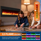 Aurora Flame 50-Inch 3D Electric Fireplace
