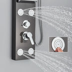 Cascade Spa Luxury Shower Panel System with LED Temperature Display