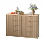 Fluted 8-Drawer Modern Dresser
