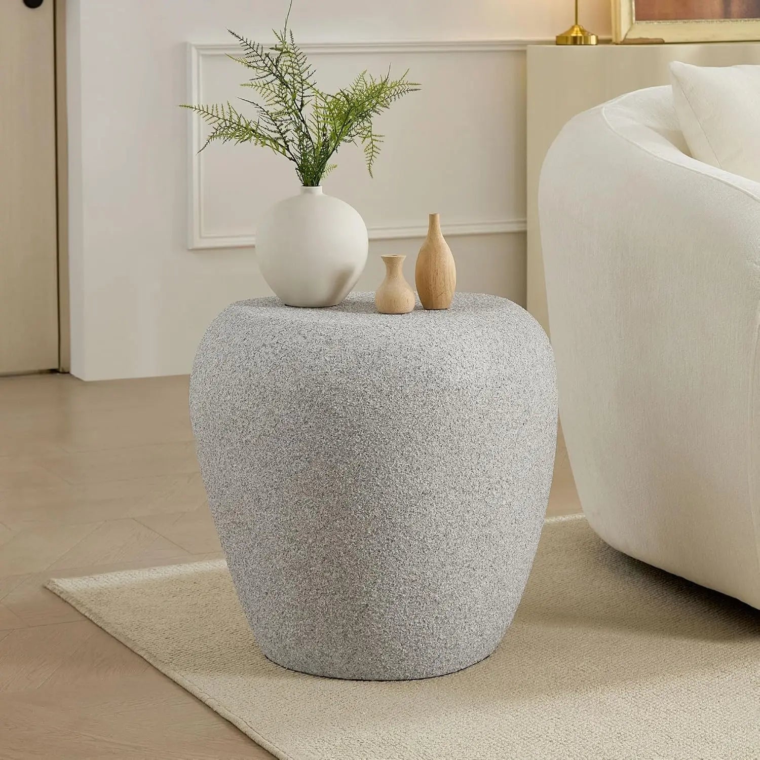 Sculpted Oval Coffee Table