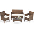 Haven Ridge Canyon 4-Piece Wicker Patio Lounge Set