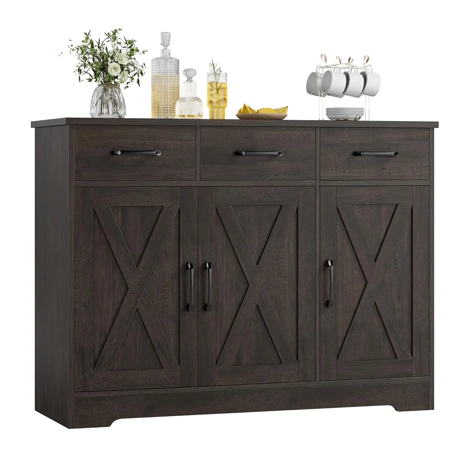 Haven Ridge Heritage Farmhouse Sideboard Buffet Cabinet