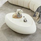 Sculpted Oval Coffee Table