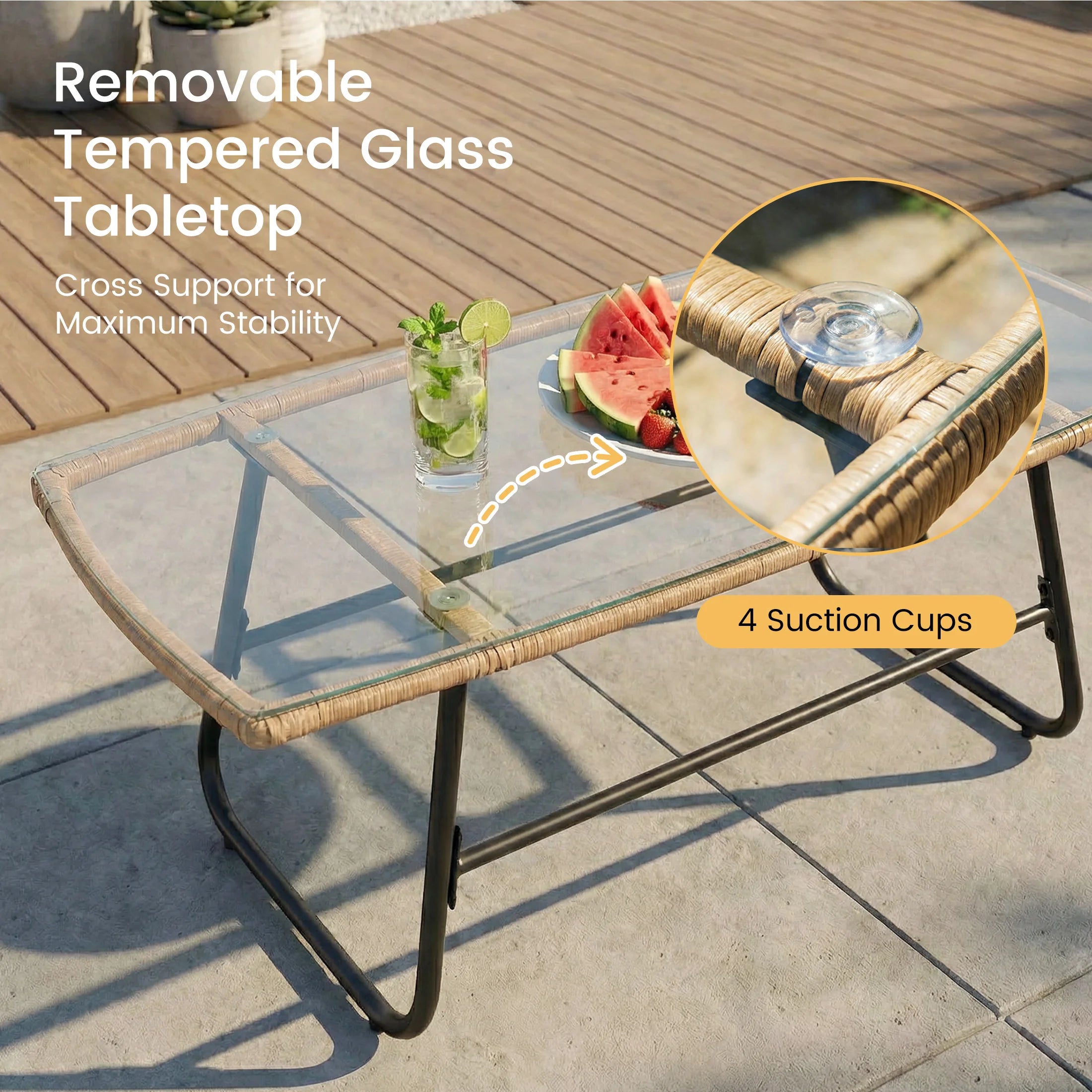Willow Harbor Wicker Patio Conversation Set