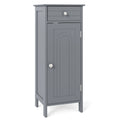 HavenHarbor Slim Bathroom Storage Cabinet with Drawer & Adjustable Shelves