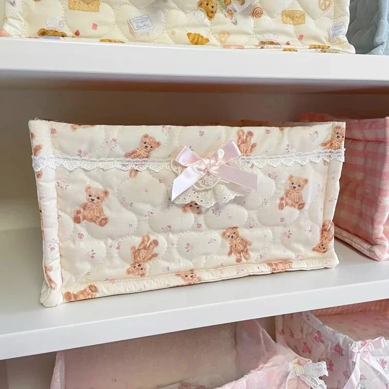 Kawaii Cottagecore Fabric Storage Box