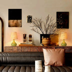 Sagewood Boho Scalloped Rattan Table Lamp