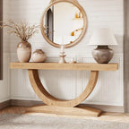 Oakridge U-Shape Minimalist Console Table – 63 Inch