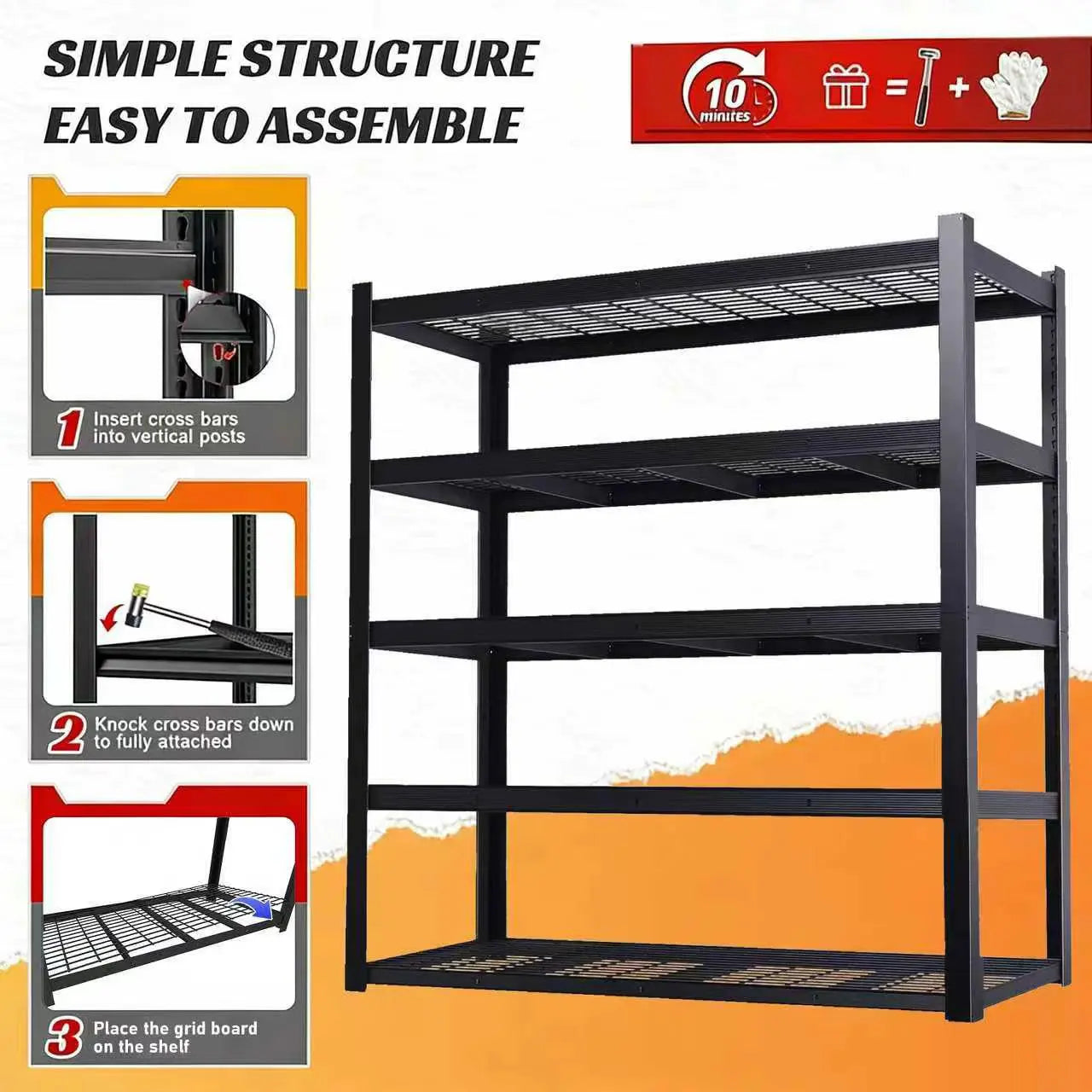 Iron Ridge Industrial Storage Rack