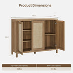 Ridgeview Fluted Buffet Storage Cabinet