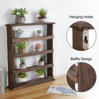 Haven Ridge Rustic 4-Tier Wall Spice Rack