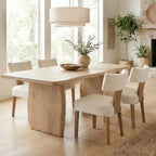 Monroe Linen Upholstered Dining Chairs