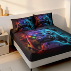 Gamer Controller Cooling Fitted Sheet Set