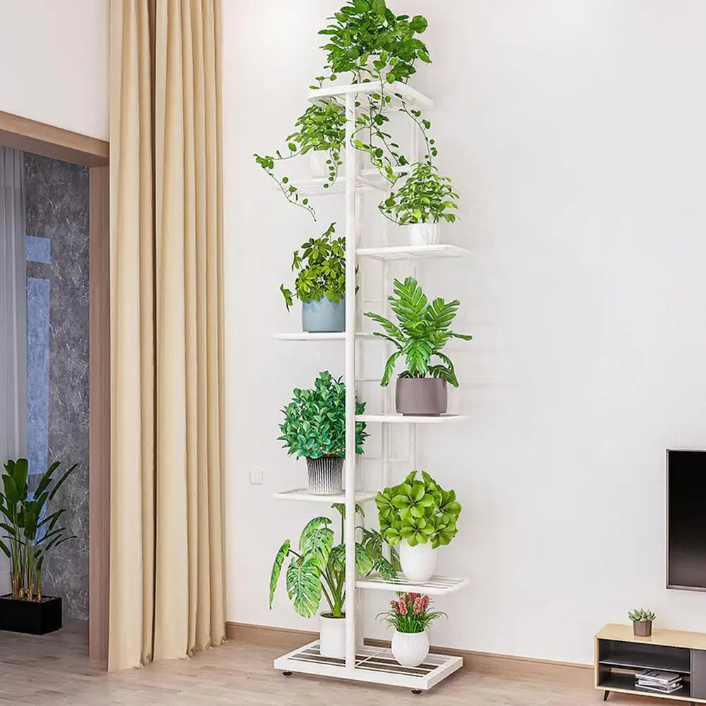 Haven Ridge 8-Tier Metal Plant Stand & Flower Display Rack