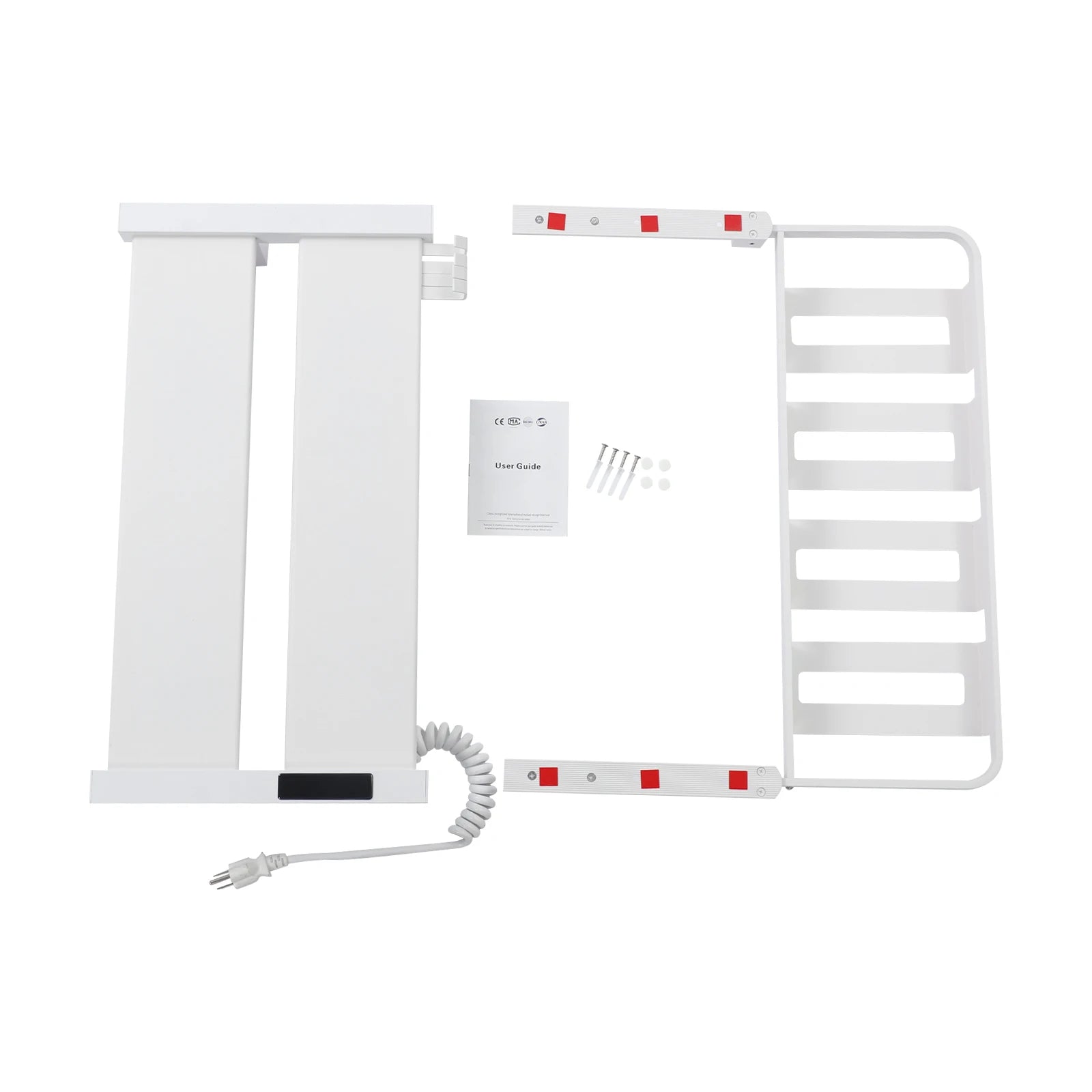 Serenity Spa Foldable Heated Towel Rack with Timer
