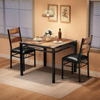 Dining Table & Upholstered Chair Set