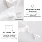 Haven Luxe Eucalyptus Tencel Cooling Duvet Cover Set – 3 Piece