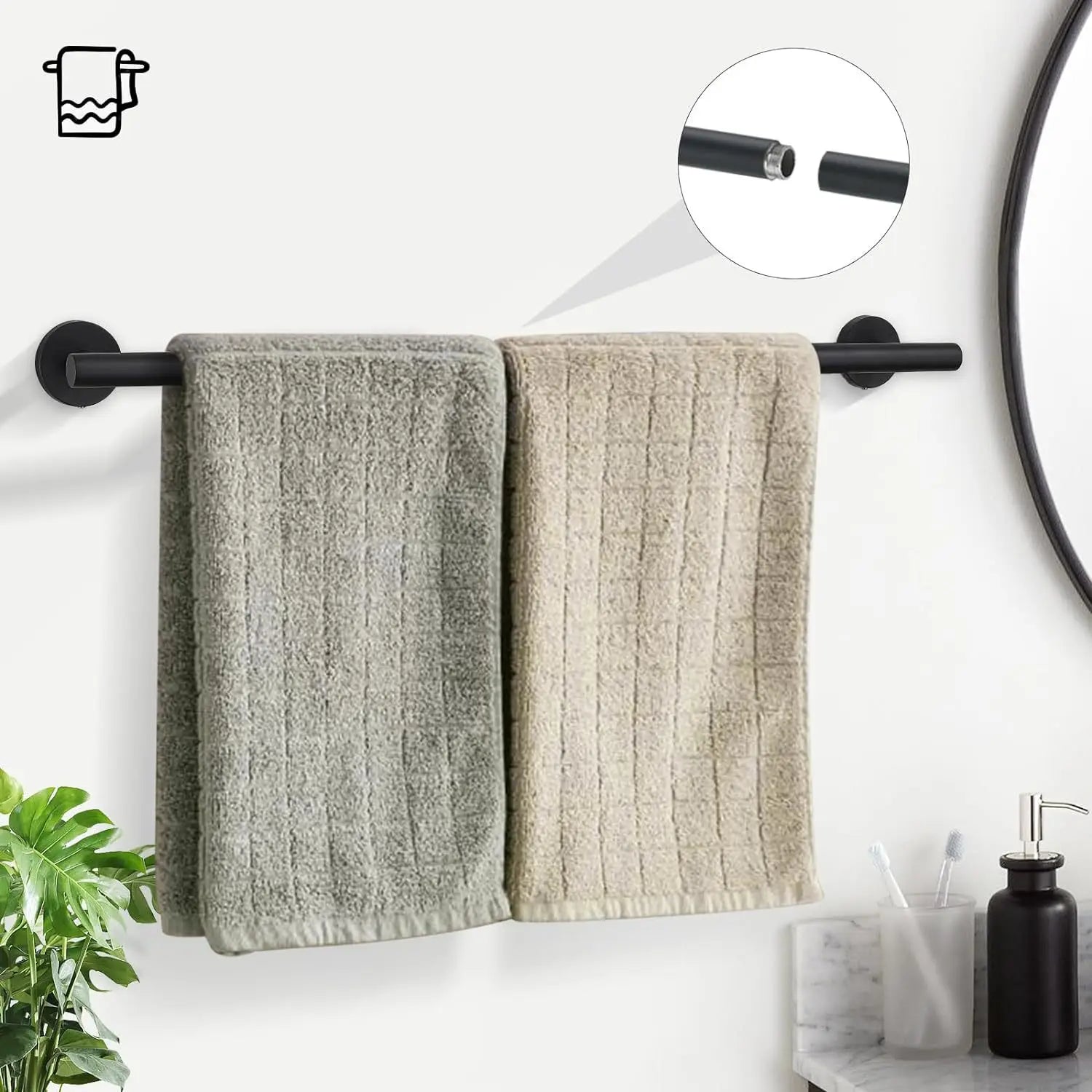 Aurora Bathroom Hardware Set