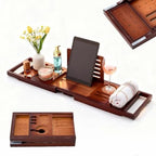 Serenity Foldable Bamboo Spa Bath Caddy