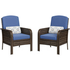 Haven Ridge Lane 2-Piece Wicker Patio Conversation Set