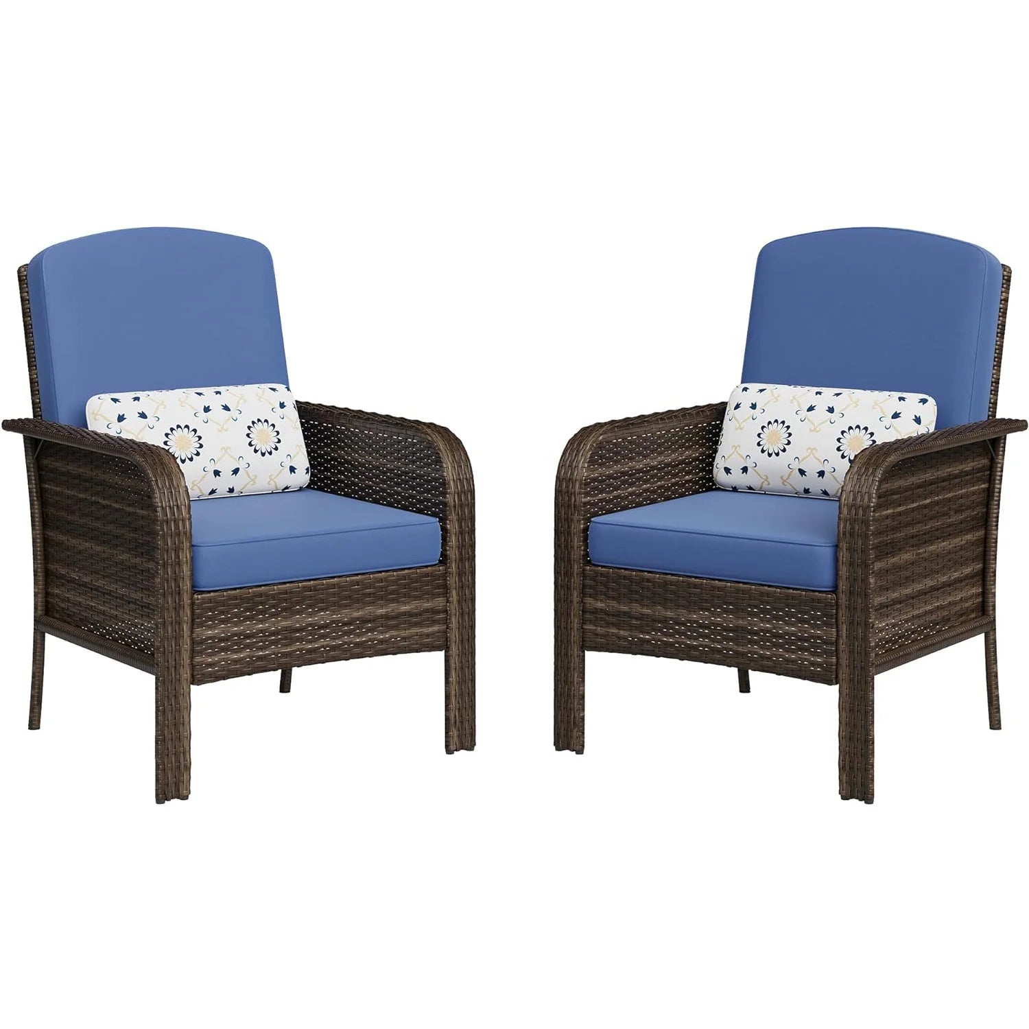 Haven Ridge Lane 2-Piece Wicker Patio Conversation Set