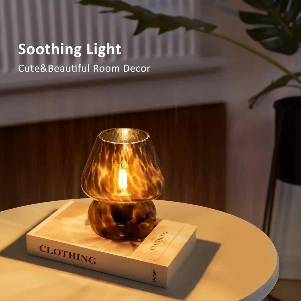 Haven Glow Vintage Mushroom Table Lamp