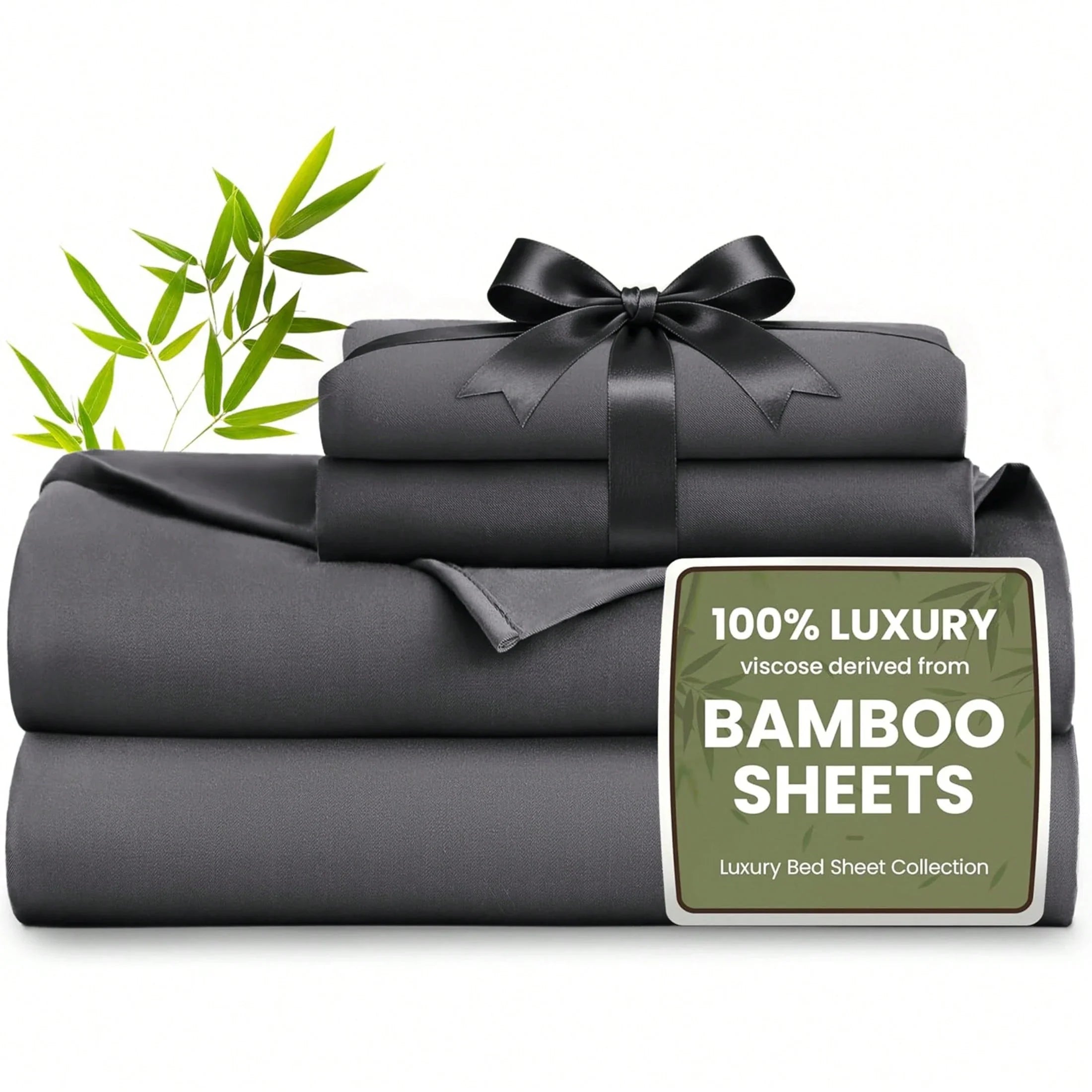 Haven Ridge Luxe Bamboo Viscose Bedding Set – 4 Piece