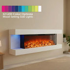 Aurora Vista 60-Inch 3-Sided Electric Fireplace