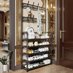EntryEase Multi-Tier Entryway Shoe Rack & Storage Organizer