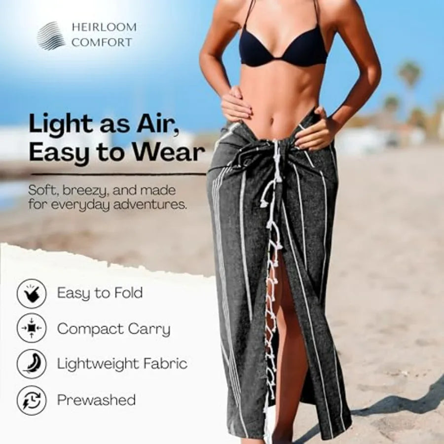 Coastal Luxe Turkish Beach Towel Collection