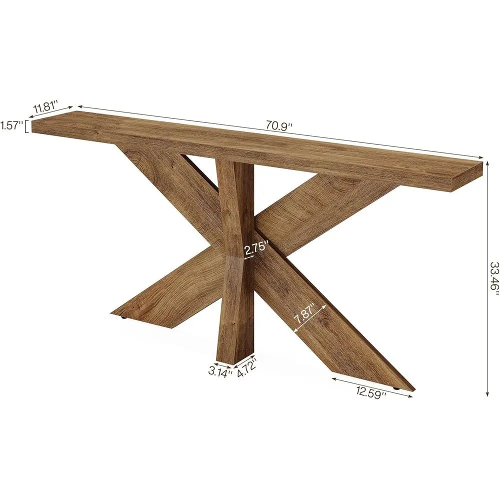 Oak Hollow Farmhouse Console Table