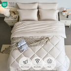 WhisperCloud 8-Piece Luxury Comforter Bed-in-a-Bag Set