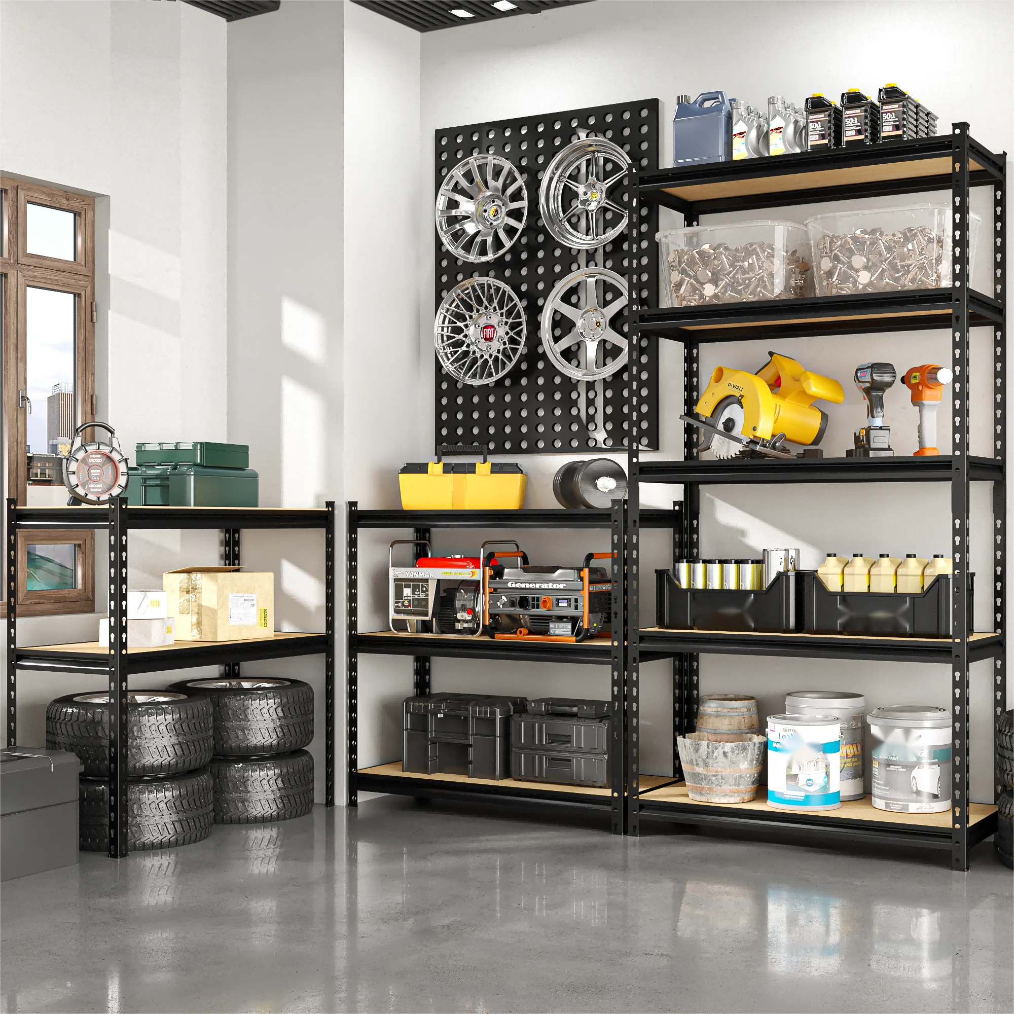 Haven Ridge Pro Heavy-Duty Storage Shelving Rack – 5 Tier