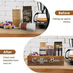 Haven Ridge Farmhouse Coffee Station Organizer
