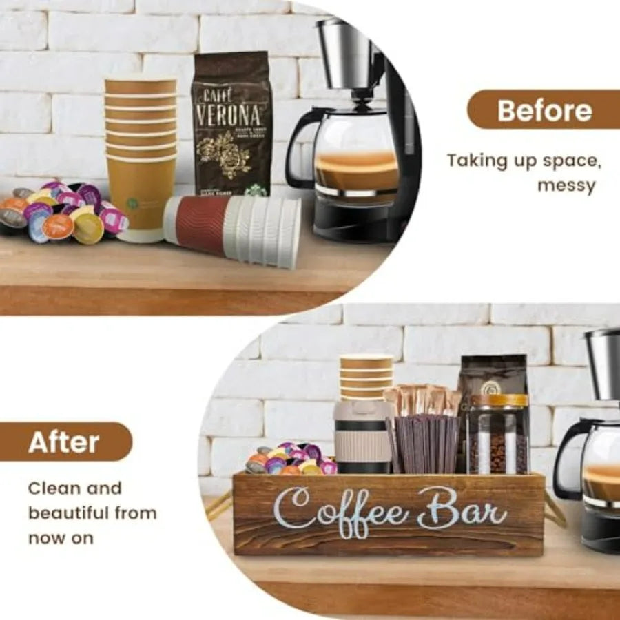 Haven Ridge Farmhouse Coffee Station Organizer