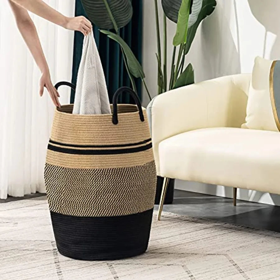 Willow Haven Rope Laundry Hamper