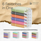 Coastal Luxe Turkish Beach Towel Collection