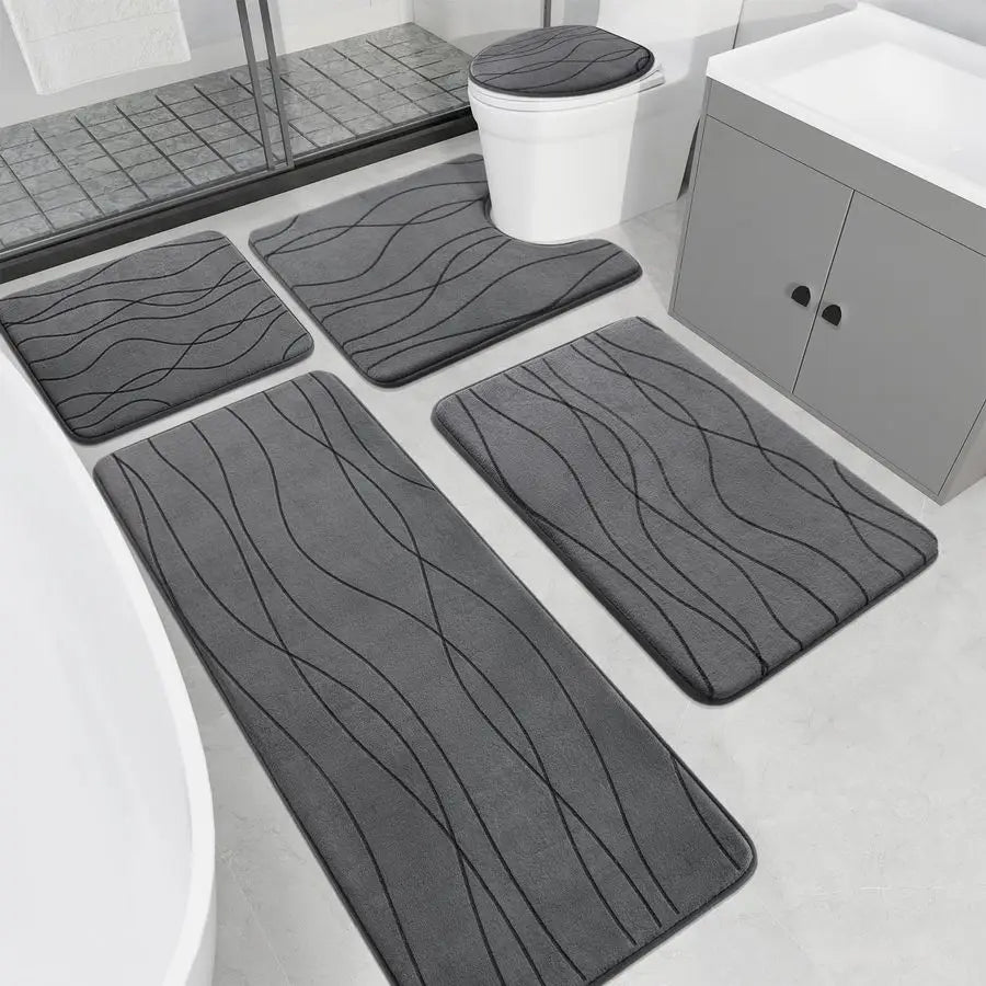Haven Cloud Memory Foam Bathroom Rug Collection