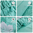 Coastal Bloom 7-Piece Floral Comforter Set