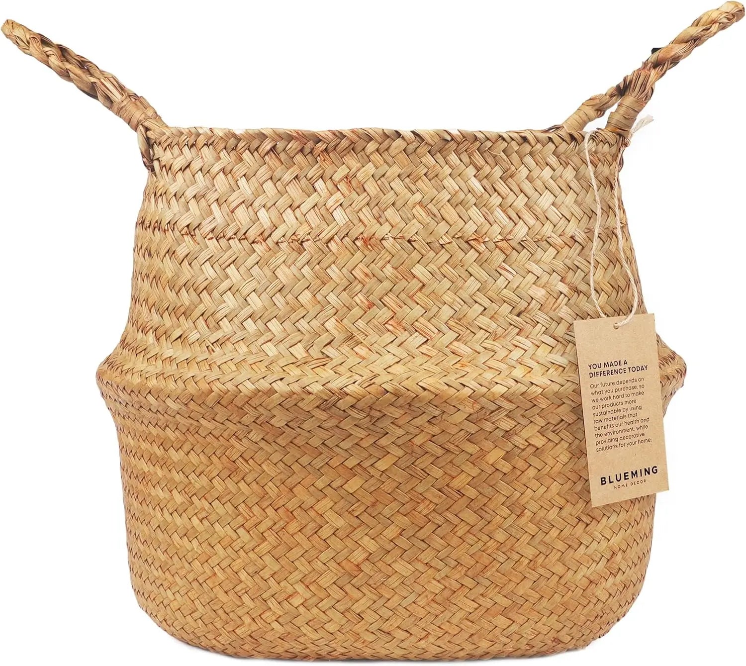Willow Haven Woven Planter Basket – Decorative Indoor Pot Cover