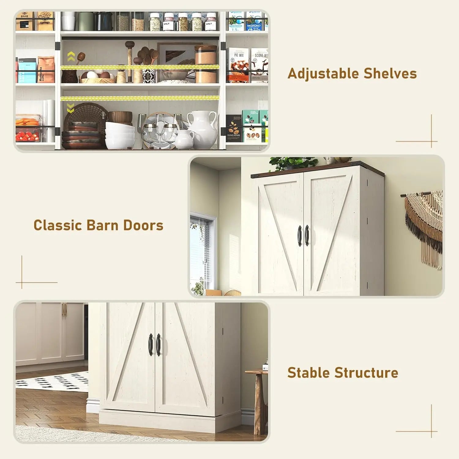 Heritage Farmhouse Pantry Cabinet