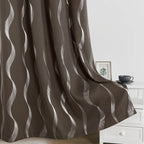 Midnight Wave Blackout Thermal Curtain Set