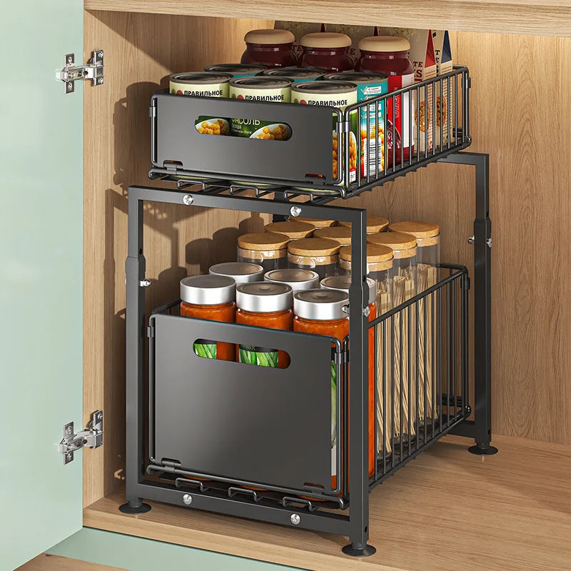 Ironwood Slide-Out Cabinet Organizer